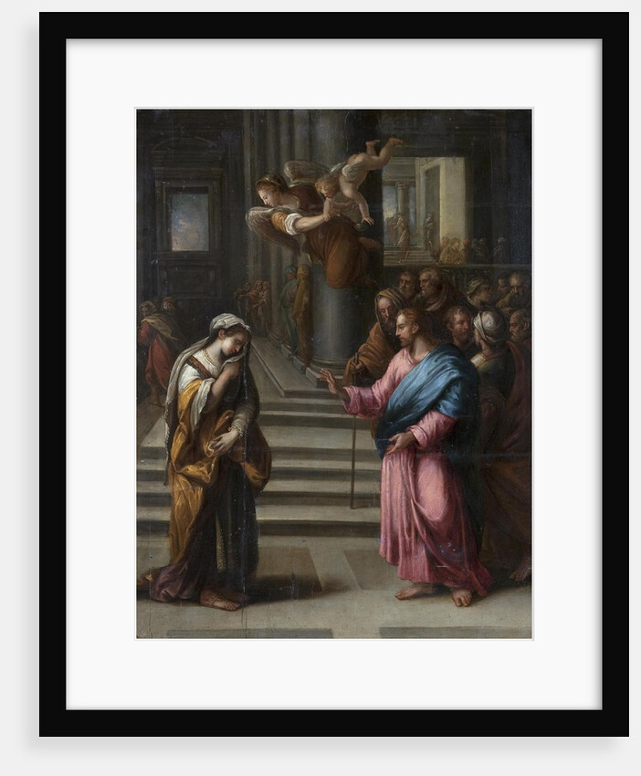 Christ and the Woman Taken in Adultery by Anonymous