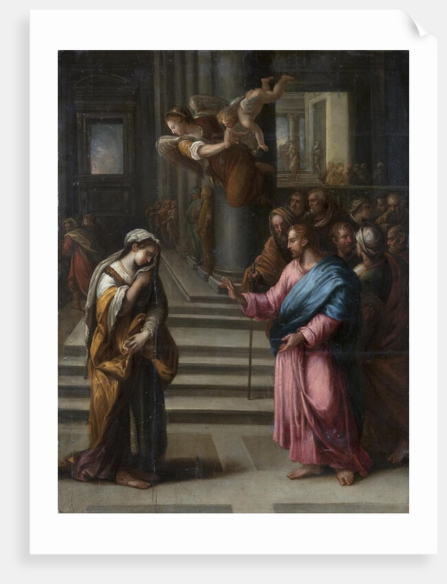 Christ and the Woman Taken in Adultery by Anonymous