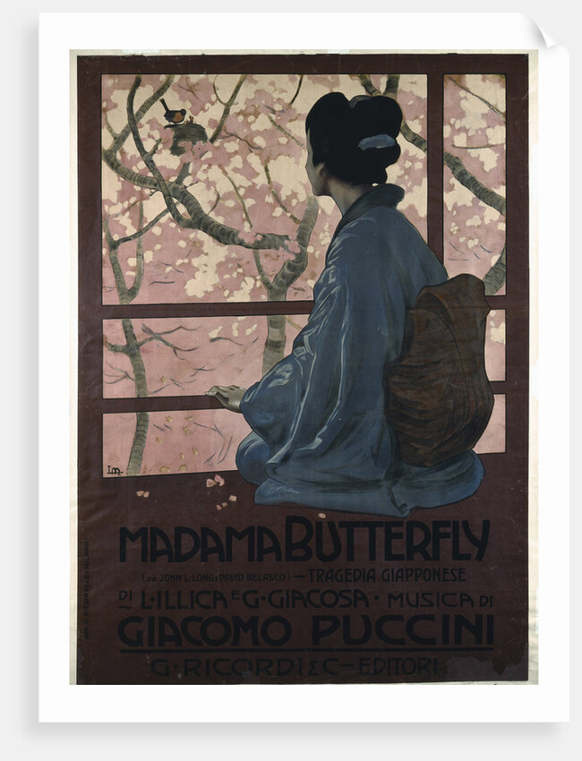 Poster for the Opera Madama Butterfly by G. Puccini by Anonymous