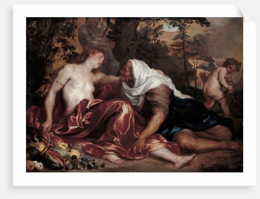 Vertumnus and Pomona by Anonymous