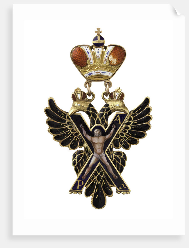 Badge of the Order of St. Andrew the Apostle the First-Called by Anonymous