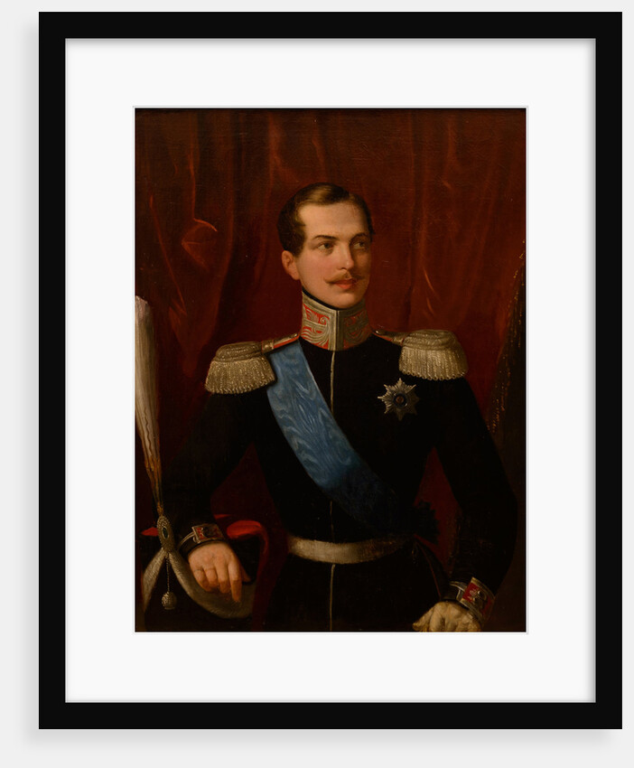 Portrait of the Crown prince Alexander Nikolayevich by Anonymous