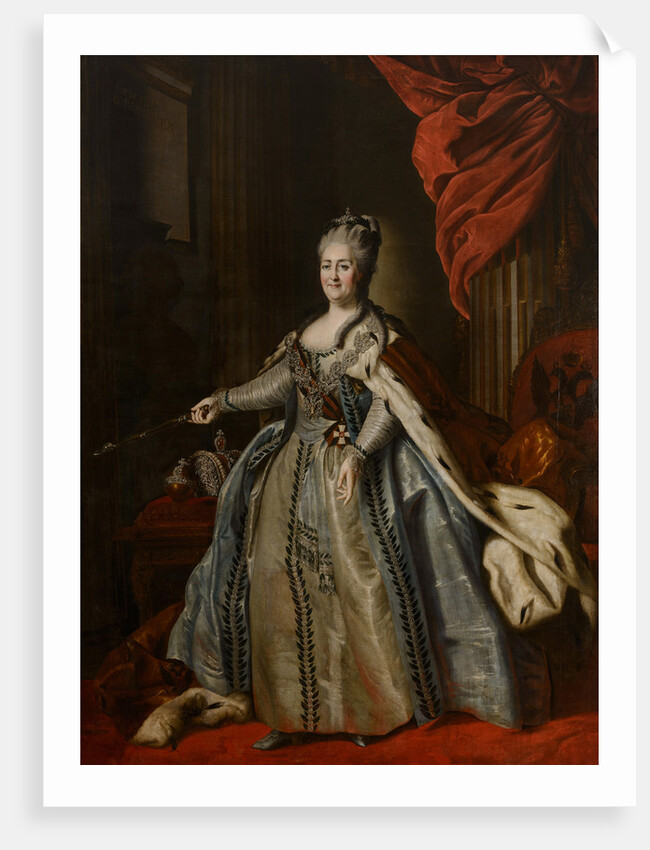 Portrait of Empress Catherine II by Anonymous