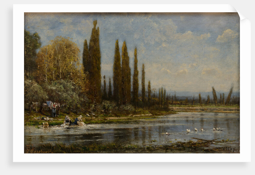 Washerwomen in Vichy by Anonymous