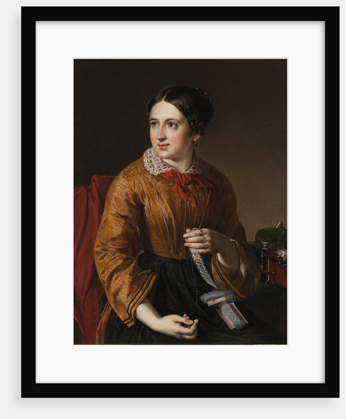 By a lace insert by Anonymous