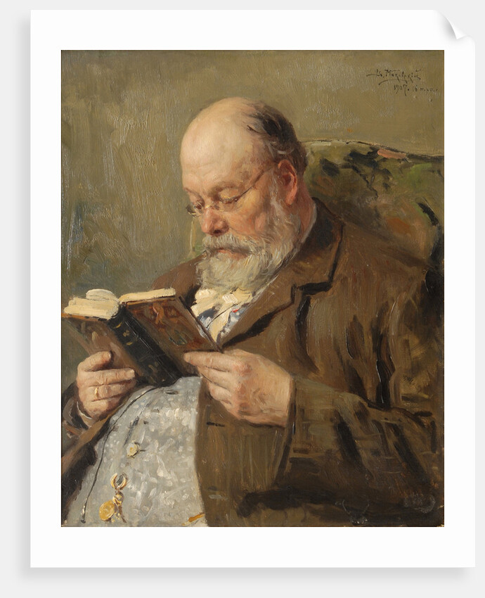 Portrait of the professor Ivan Ivanovich Yanzhul by Anonymous