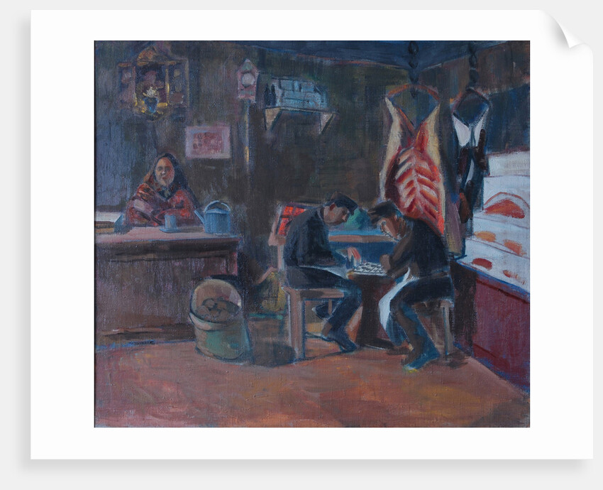 A butcher shop by Anonymous