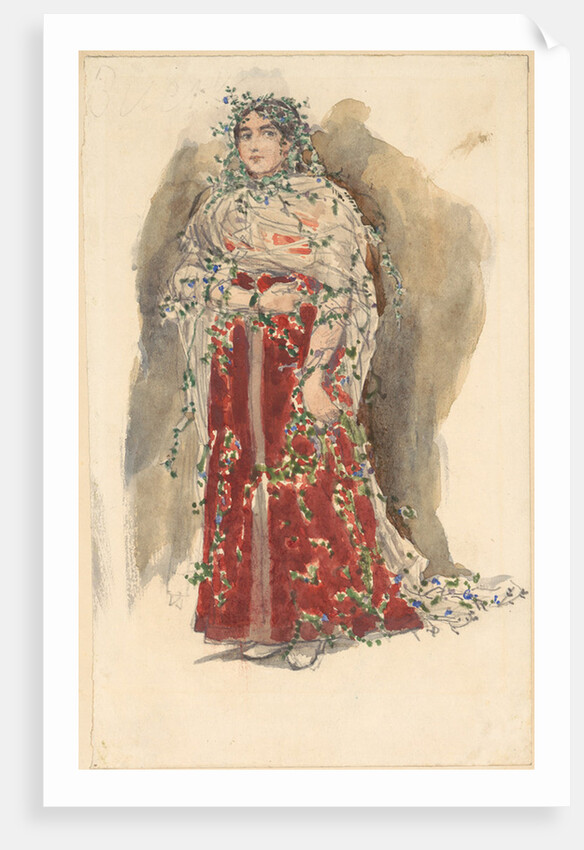 Spring. Costume design for the theatre play Snow Maiden by Alexander Ostrovsky by Anonymous