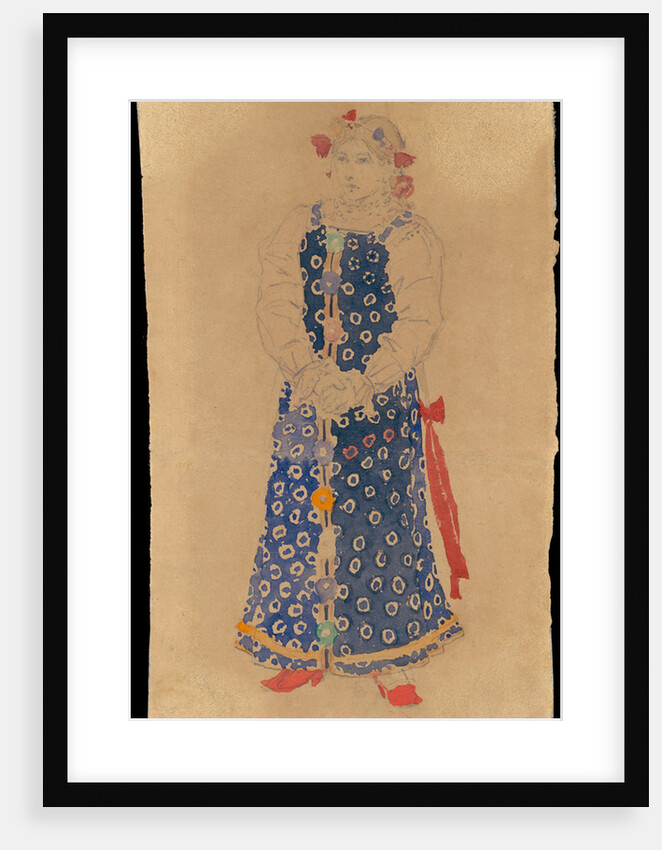 Kupava. Costume design for the theatre play Snow Maiden by Alexander Ostrovsky by Anonymous