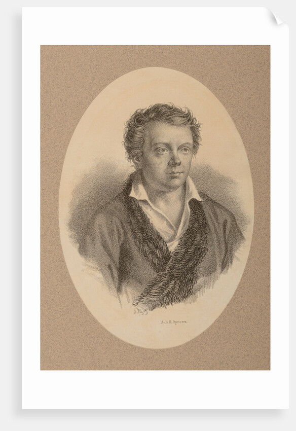 Portrait of the poet Nikolay Mikhailovich Yazykov by Anonymous