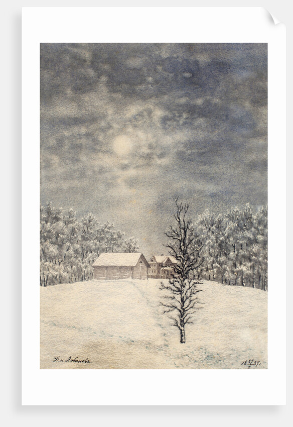 The Pushkins duel place by Anonymous