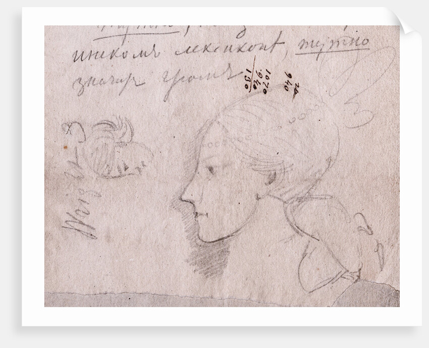 Portrait of Alexandra Smirnova-Rosset by Anonymous