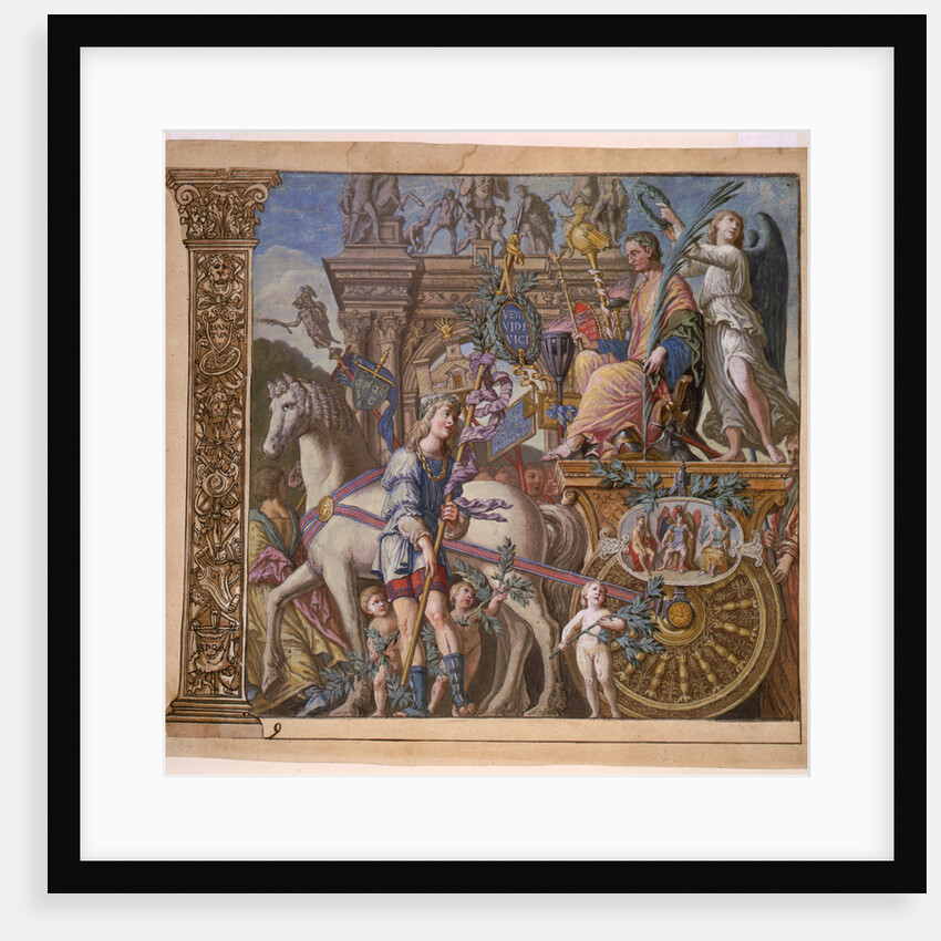Veni, vidi, vici. Triunphus Caesaris (The triumph of Julius Caesar) by Anonymous