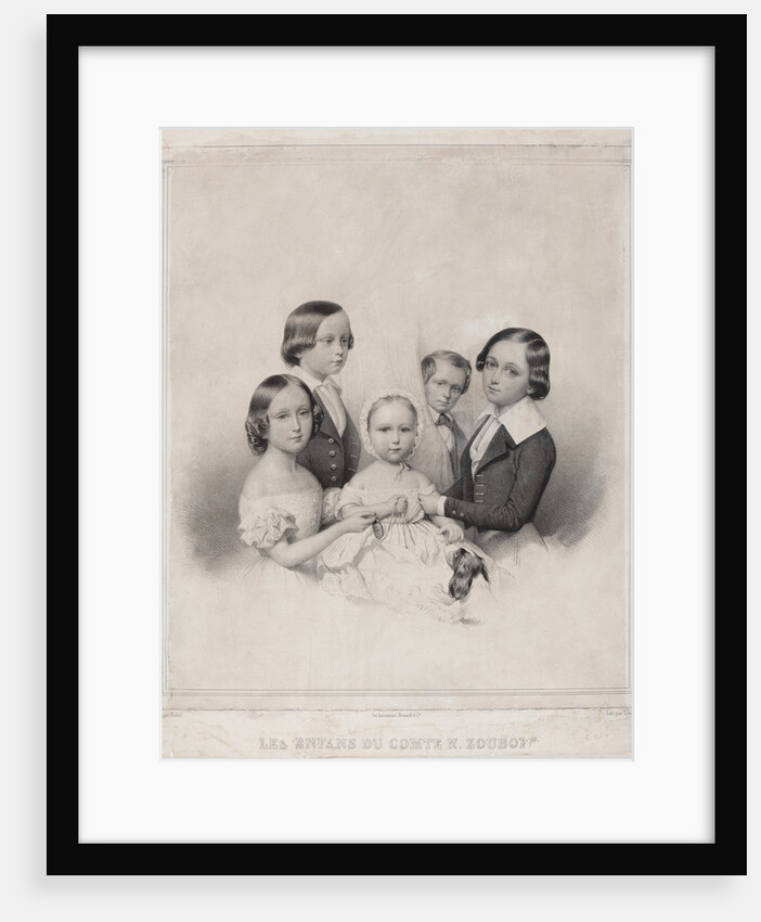 Children of Count Nikolay Alexandrovich Zubov by Anonymous