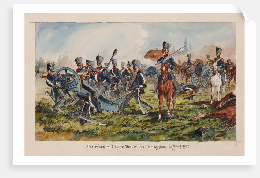 The Fight near Dannigkow on April 5, 1813 by Anonymous