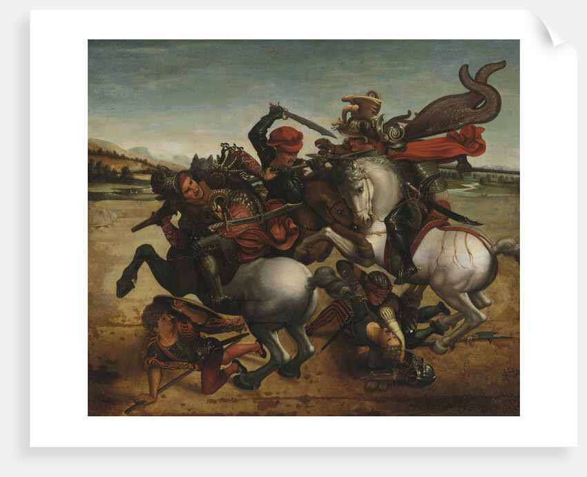 The Fight for the Standard from The Battle of Anghiari by Anonymous