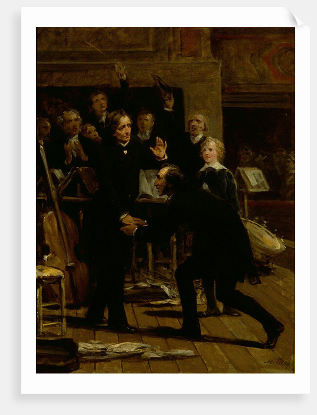 Homage of Paganini to Berlioz at the concert of December 16, 1838 by Anonymous