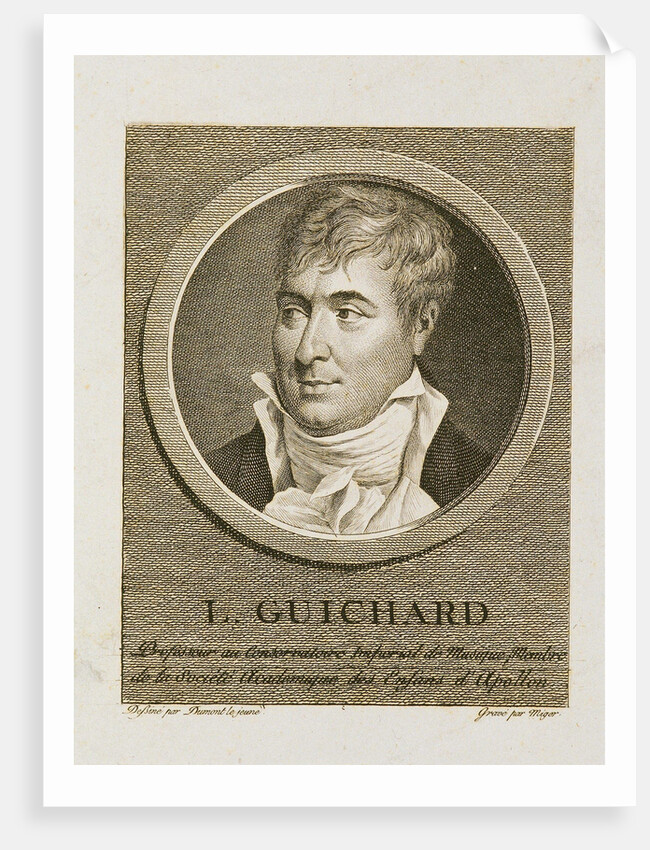 Portrait of the composer Louis-Joseph Guichard by Anonymous