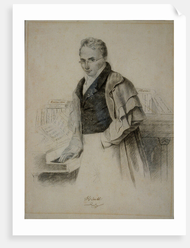 Portrait of the composer Ferdinand Hérold by Anonymous