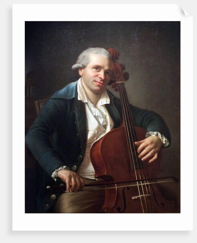 Portrait of the cellist and composer Jean-Louis Duport by Anonymous