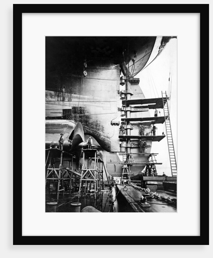 Rudder and screws of S.S. Imperator, c.1912 by Anonymous