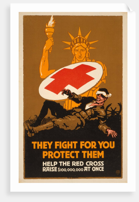 Fundraising Poster for the Red Cross, 1917 by Anonymous
