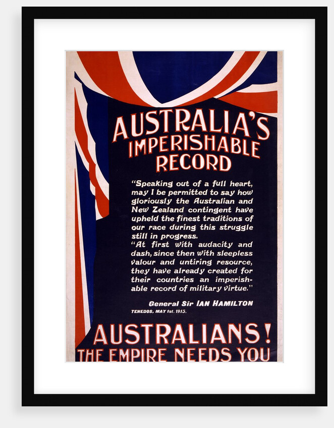 Australian Recruitment Poster, 1915 by Anonymous