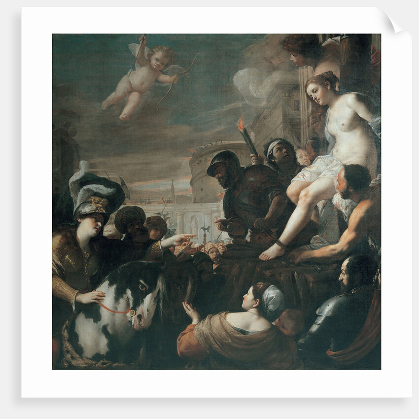 Clorinda rescues Olindo and Sophronia by Anonymous
