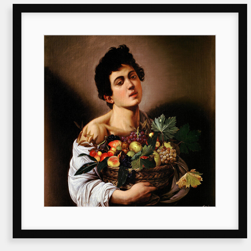 Boy with a Basket of Fruit by Anonymous
