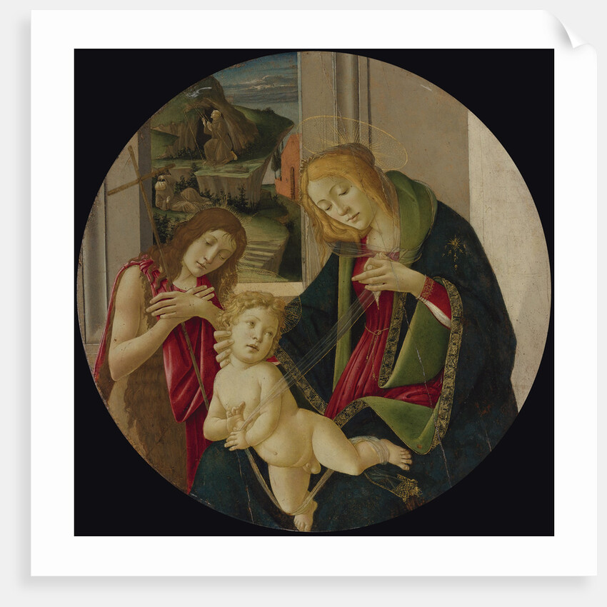 Virgin and child with John the Baptist as a Boy and Saint Francis receiving the Stigmata by Anonymous