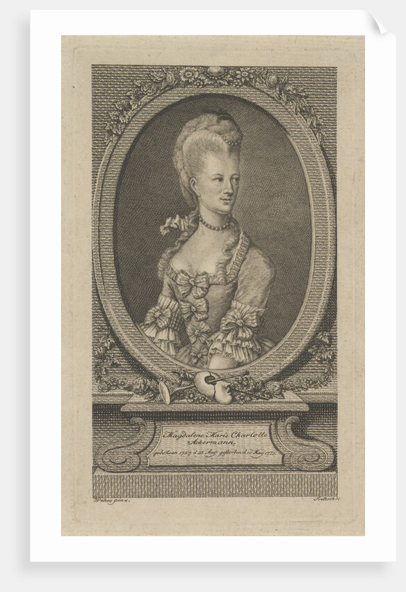 Marie Magdalene Charlotte Ackermann by Anonymous