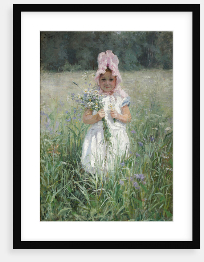 Portrait of the daughter of Vasily Polenov by Anonymous