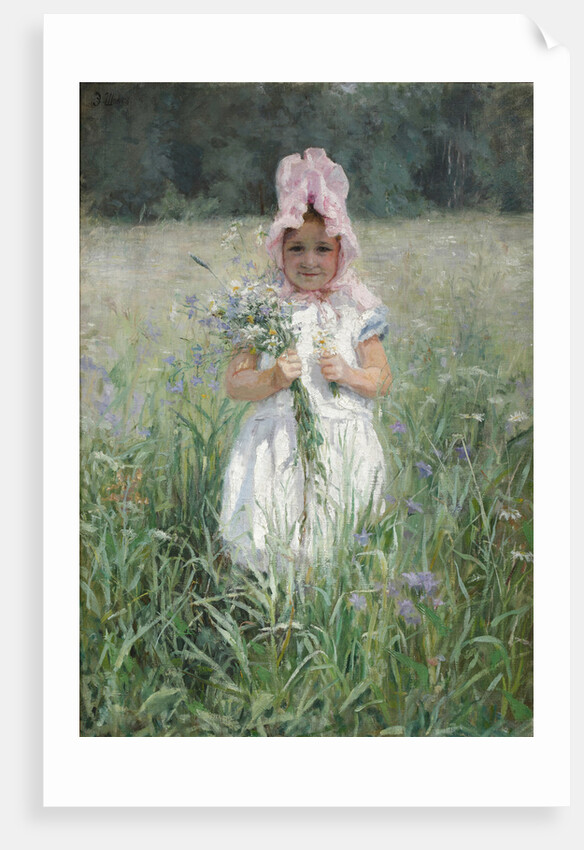 Portrait of the daughter of Vasily Polenov by Anonymous
