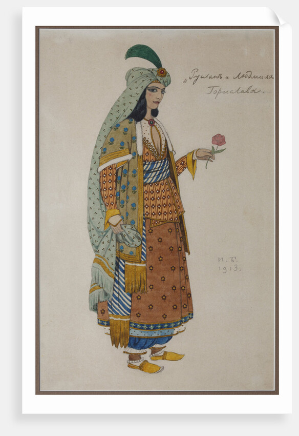 Costume design for the opera Ruslan and Lyudmila by M. Glinka by Anonymous