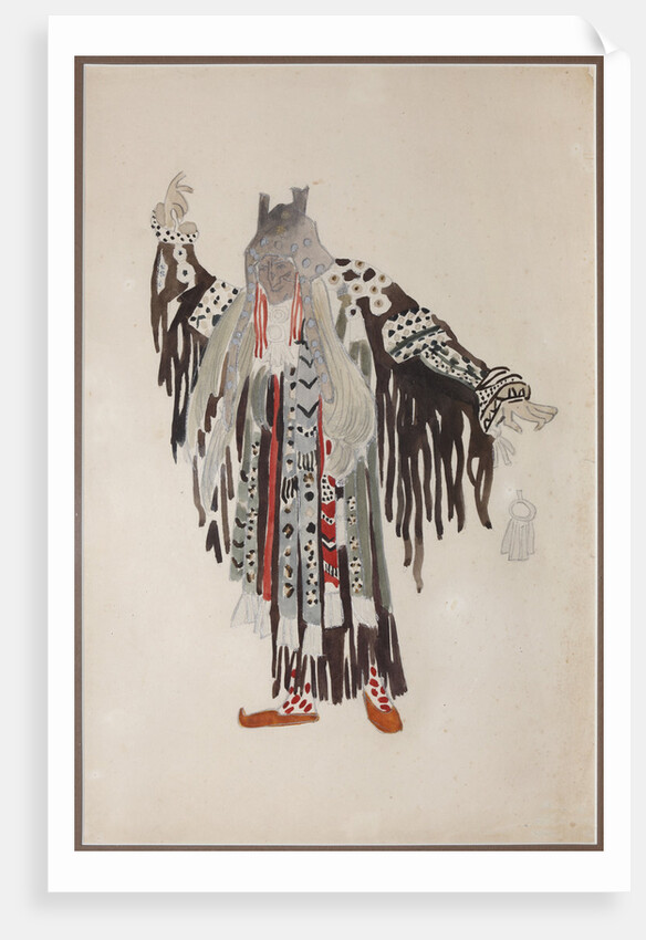 Costume design for the opera Ruslan and Lyudmila by M. Glinka by Anonymous