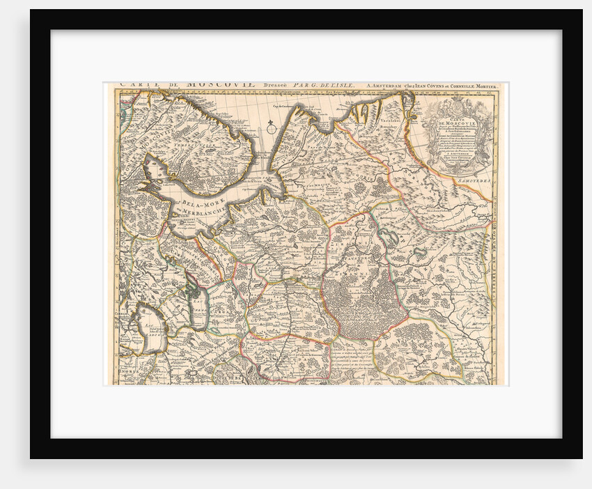 Map of Muscovy by Anonymous