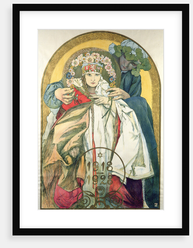 Poster for the 10th Anniversary of the Independence of the Republic of Czechoslovakia by Anonymous