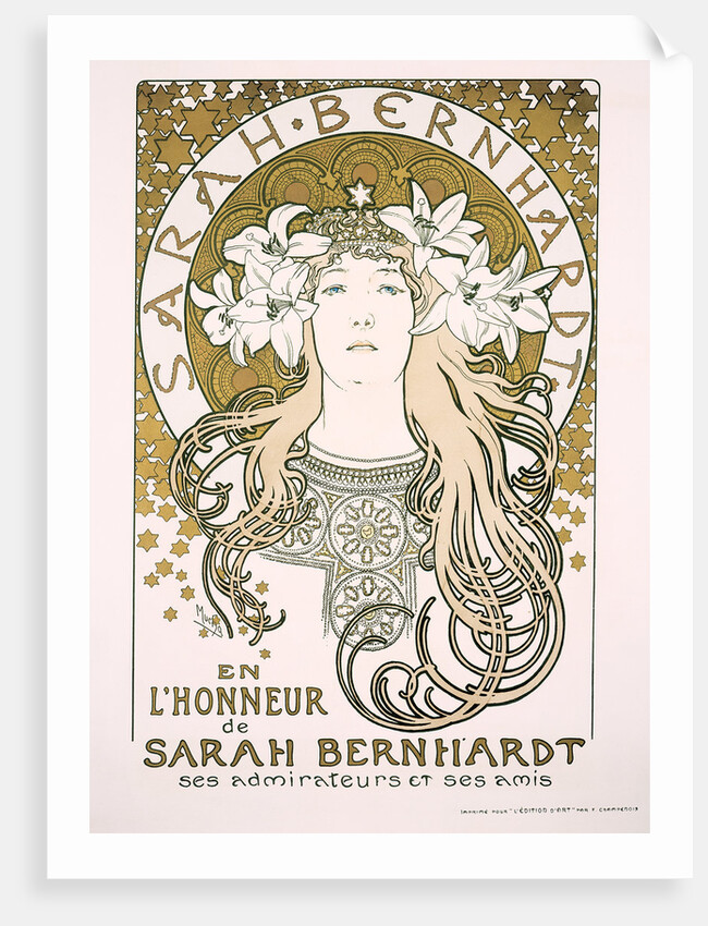 Sarah Bernhardt as La Princesse Lointaine by Anonymous