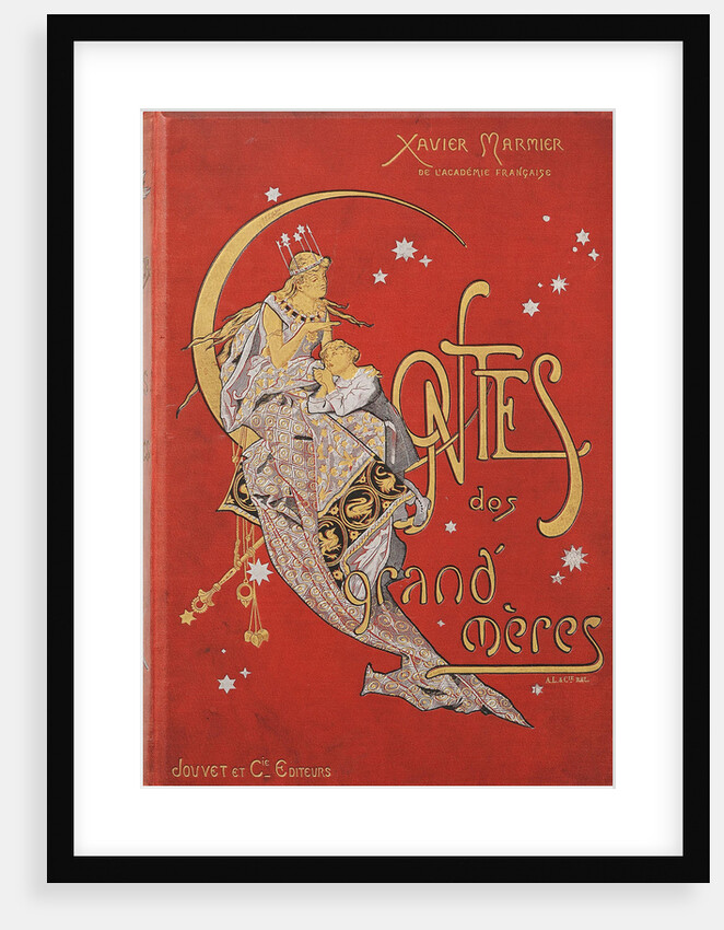 Cover design for Contes des Grand Meres by Xavier Marmier by Anonymous