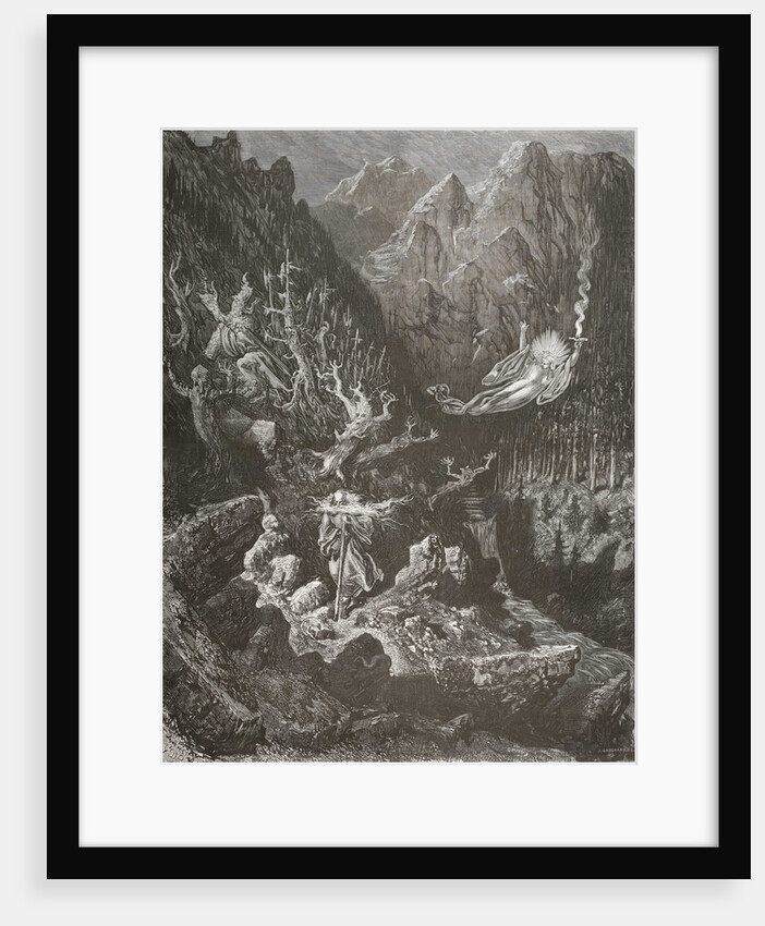 Illustration for The Wandering Jew by Anonymous