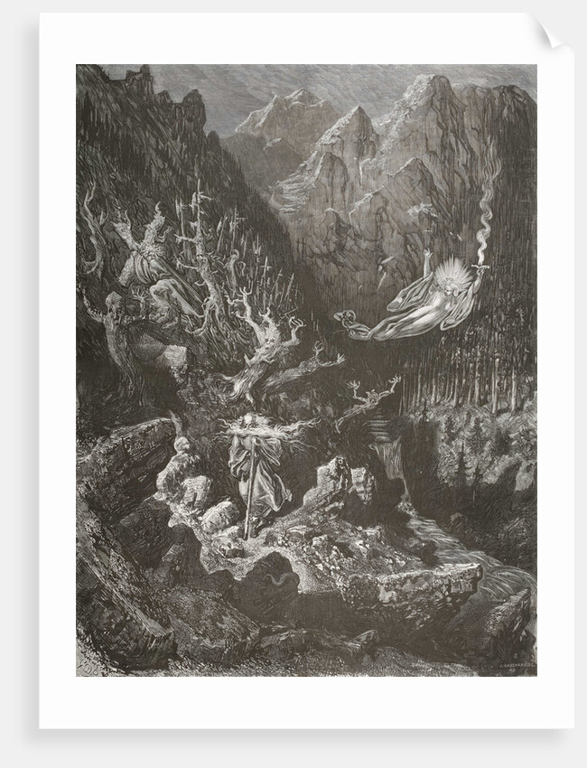 Illustration for The Wandering Jew by Anonymous