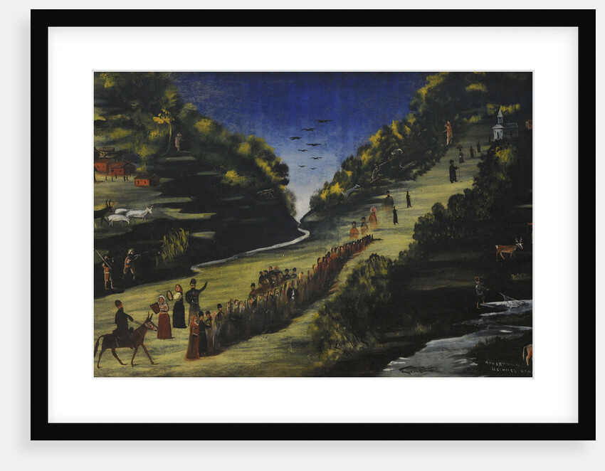 Fête on the Bank of Tskhenistsqali river by Anonymous