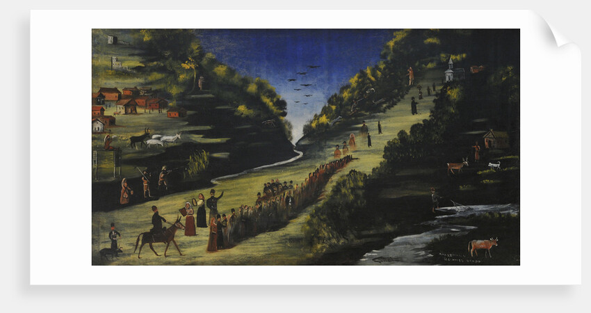 Fête on the Bank of Tskhenistsqali river by Anonymous