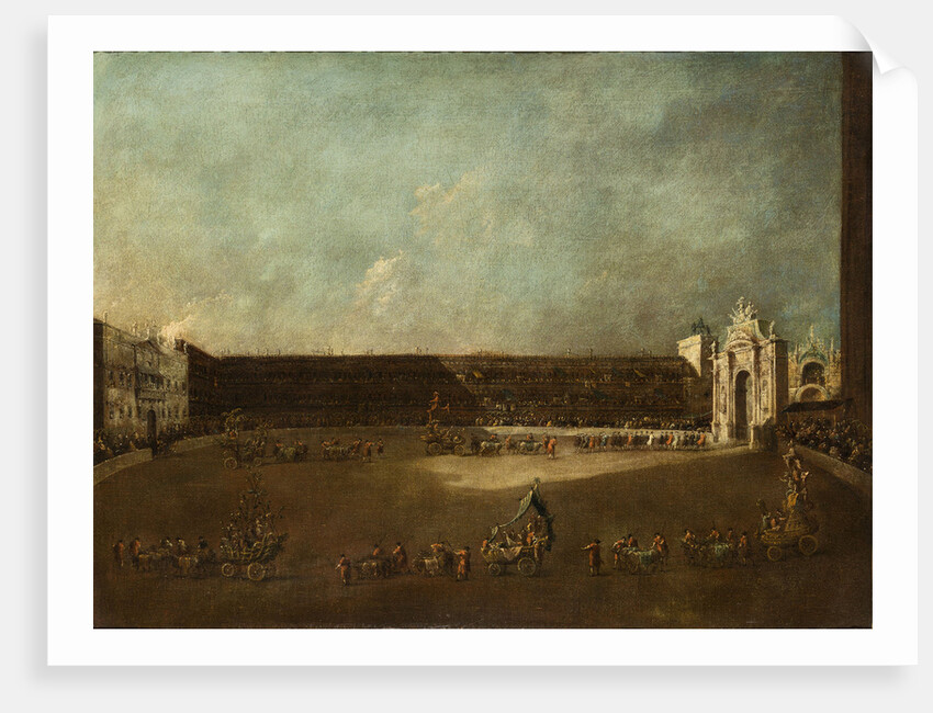 Carnival Parade in Piazza San Marco in Honour of the Conti Del Nord by Anonymous