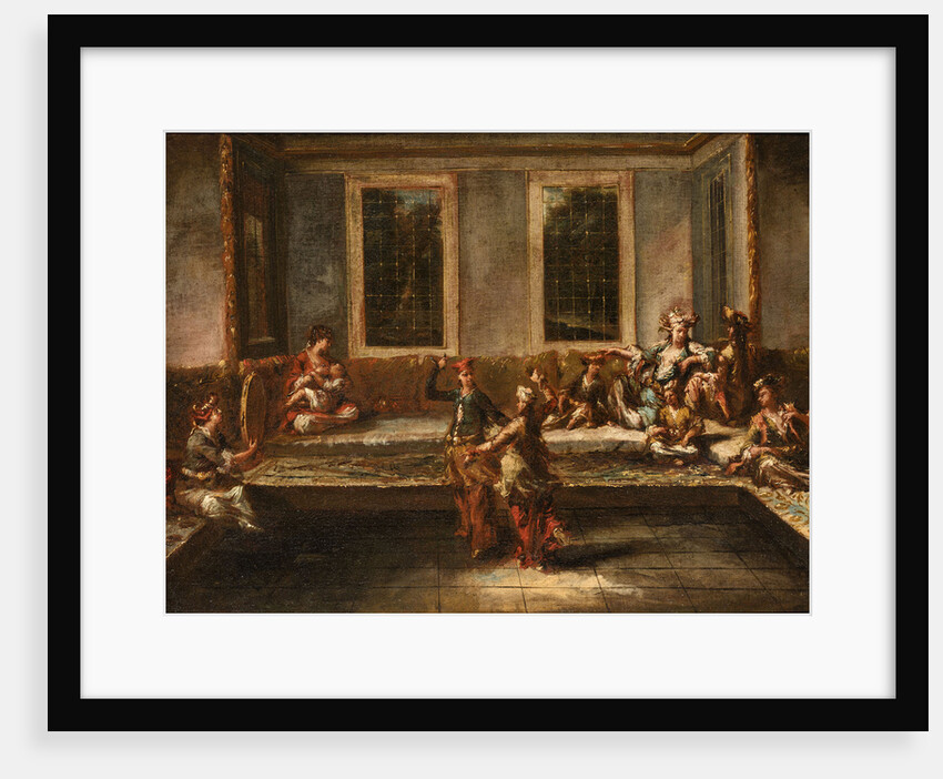 Couple dancing in the harem by Anonymous