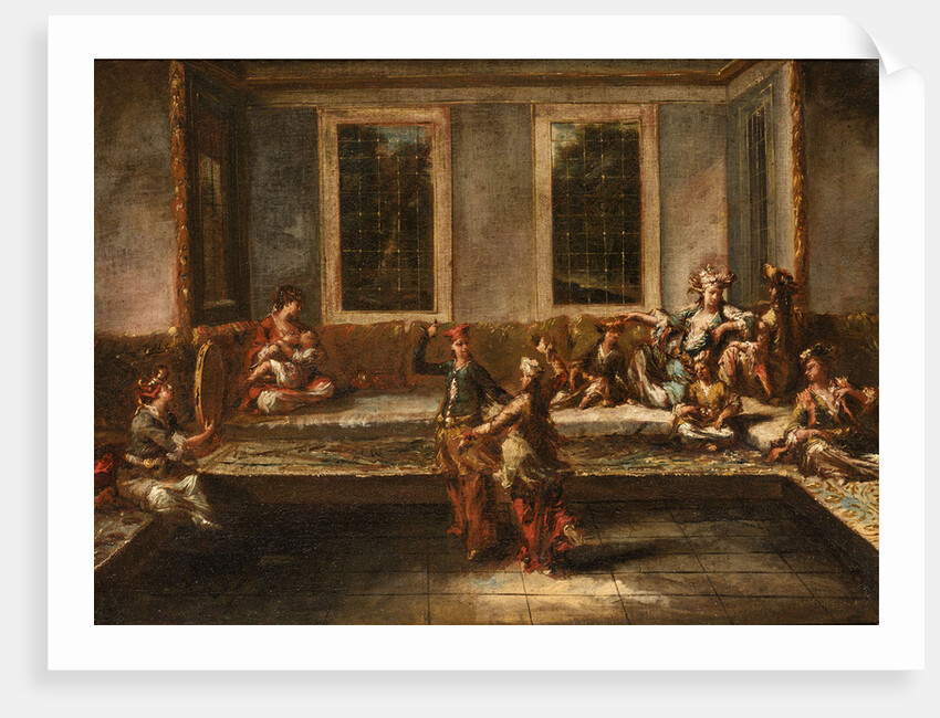 Couple dancing in the harem by Anonymous