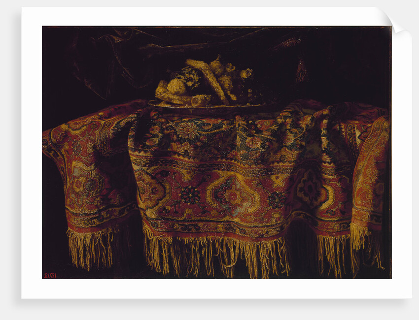 Still Life with an Oriental Carpet by Anonymous