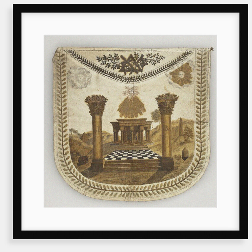 Masonic Master Apron, Russia by Anonymous