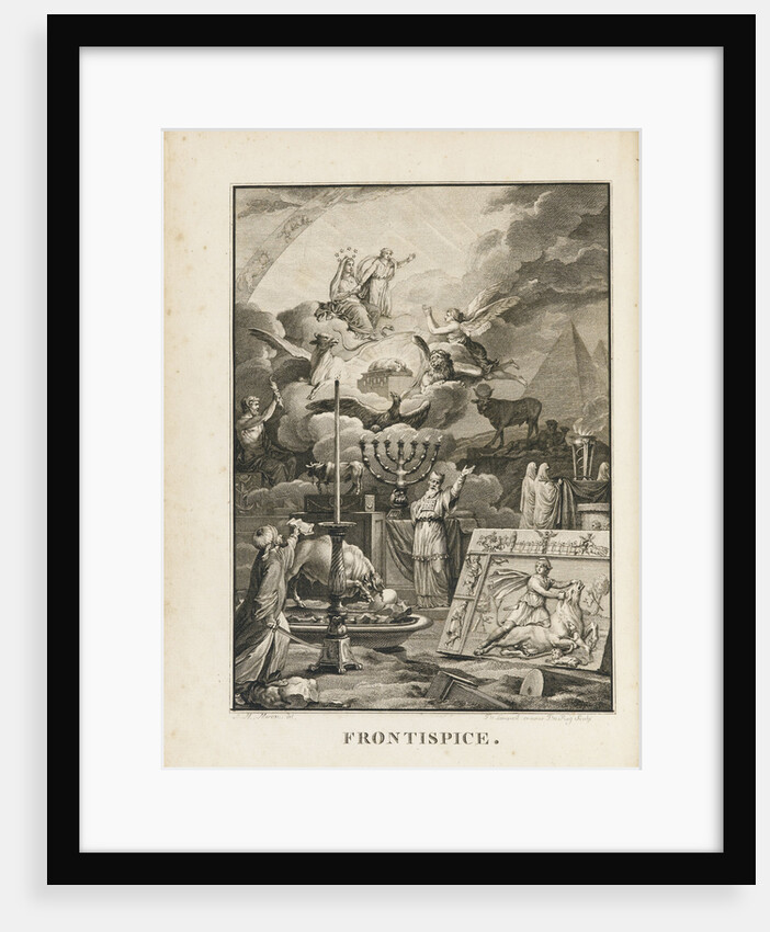 Frontispiece to Freemasonry by Alexandre Lenoir by Anonymous