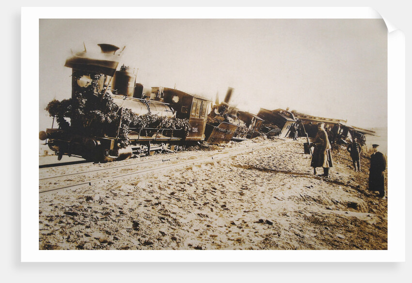The Borki train disaster on October 29, 1888 by Anonymous